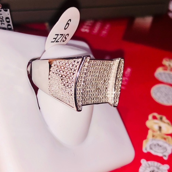 Custom made REAL DIAMOND Men Ring NOT FAKE NOT CZ! - Picture 7 of 10